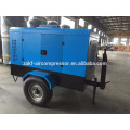 Qk7.5/8 Bule Yne163ra Air End 8bar/45kw Single-Stage Diesel Portable Air Compressor